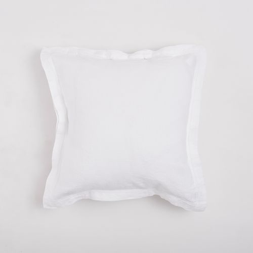 Cojín Lino Básica Blanco 40x40cm