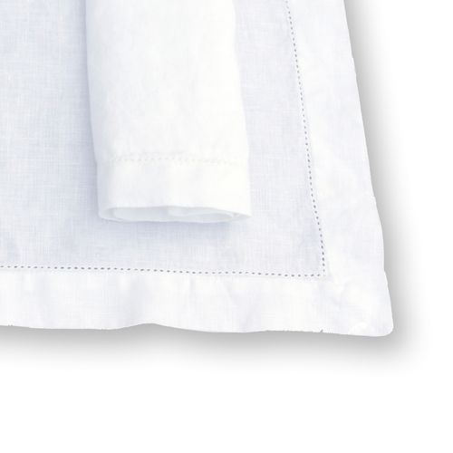 Individual Lino Básica Blanco