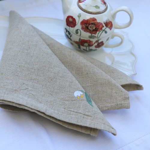 Set Servilleta Bordada Clos Lino