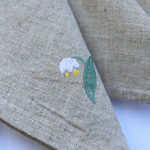 Set Servilleta Bordada Clos Lino